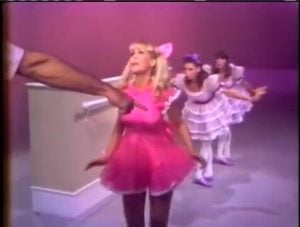 The Great Barbara Eden Bares Some Cleavage And Boobs For Her Fans