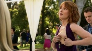 Gorgeous Alicia Witt Nipples Being Flashed During TV Show