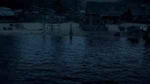 Gaia Weiss Skinny Dipping Nude Scene Video in Vikings S02
