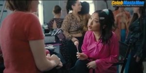 Sexy Topless Dressing Room Nude Scene with Poppy Liu in Movie Hacks